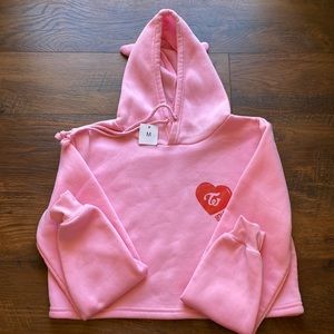 TWICE CROPPED HOODIE